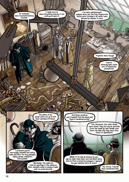 A page from 'Grandville Bete Noir!'